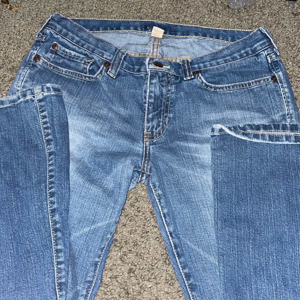 A&F BootCut Blue Jeans